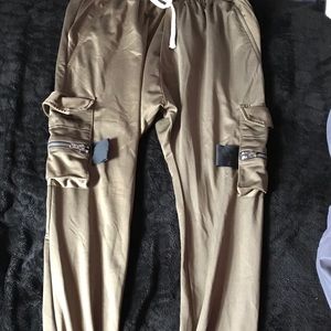 Mnml sand cargo pants
